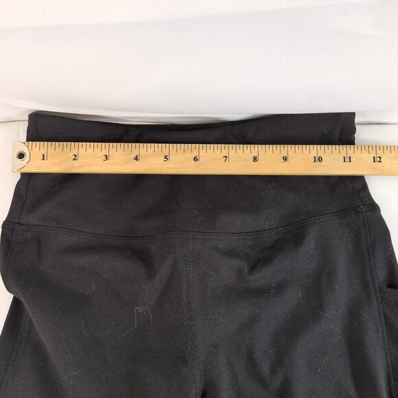 Fila Black Capri Leggings Leg Logo Women's XS Extra Small Capris 3/4 Length Calf - Picture 6 of 12